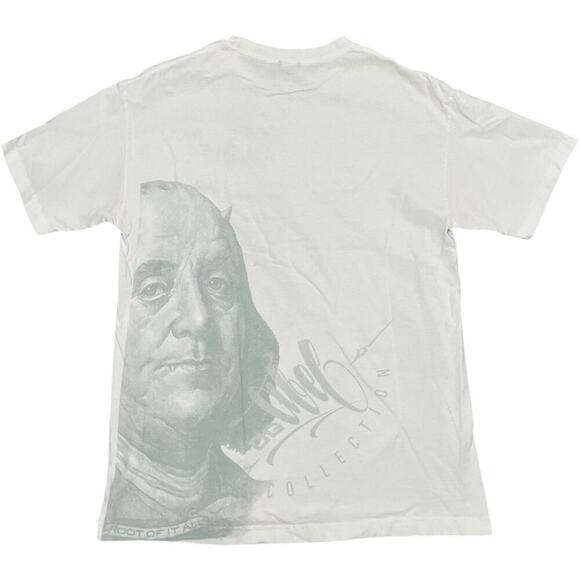 OG Abel Root of It All Benjamin Franklin Devil Horns 90’s T-shirt - Picture 2 of 5